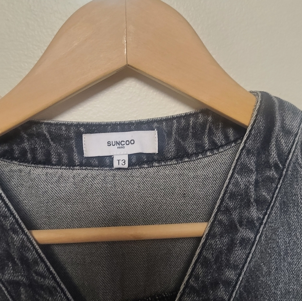 Suncoo dark denim dress brand size T3 - Picture 8 of 11